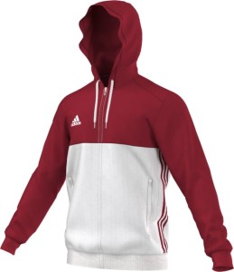 Bluza z kapturem SWEAT męska czerwono - biała  adidas T16 ( AJ5411 )
