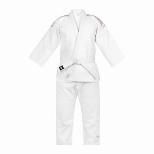 Judoga adidas Club / Junior z różowymi paskami (J350Pink)