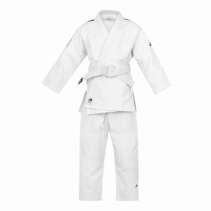 Judoga adidas Club / Junior z czarnymi paskami (J350Black)