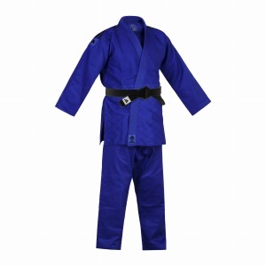 Judoga adidas Contest II niebieska z czarnymi paskami