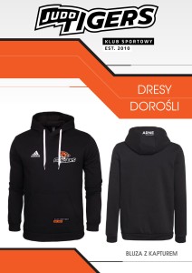 BLUZA ADIDAS Z KAPTUREM JUDO TIGERS  