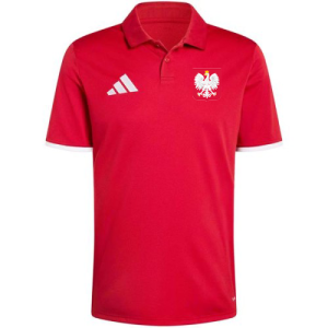adidas koszulka POLO reprezentacyjna czerwona