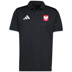 adidas koszulka POLO reprezentacyjna czarna