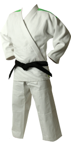 Judoga adidas Quest ( J690 ) z zielonymi paskami