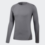 Koszulka Techfit ALPHASKIN Adidas popielata z długim rękawem